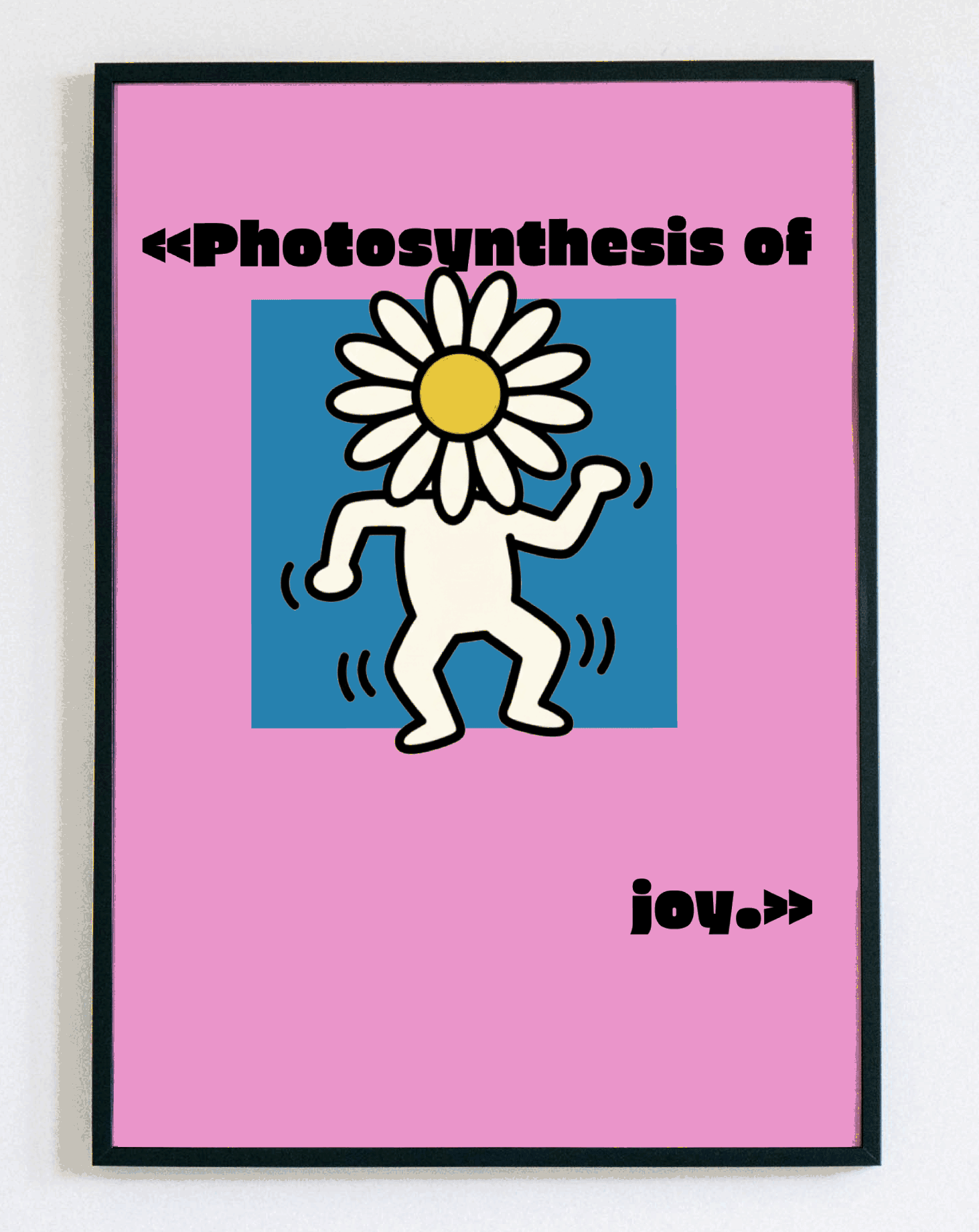 Obraz w ramce Photosynthesis of Joy – nowoczesna dekoracja ścienna do salonu, sypialni i biura – Demarro