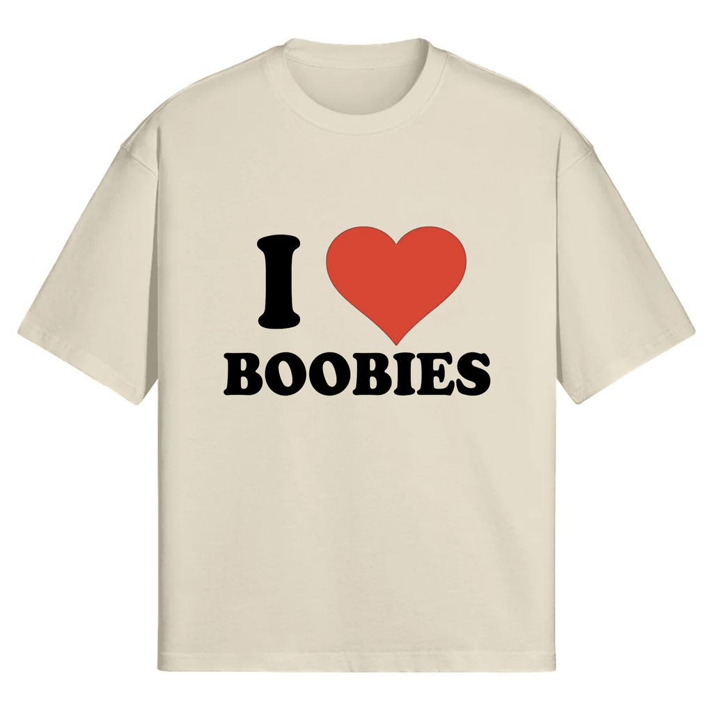 I love B**bies Tee - obraz w ramce do salonu - Demarro